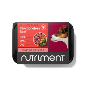 Nutriment Boneless Beef Formula Raw Dog 500g
