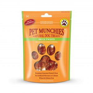 Pet Munchies Duck Twists 80g x8