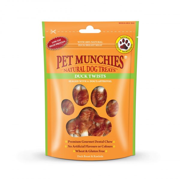Pet Munchies Duck Twists 80g x8