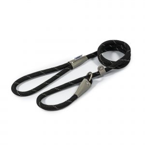 Viva Rope Slip Lead Reflective Black 1.2mx10mm