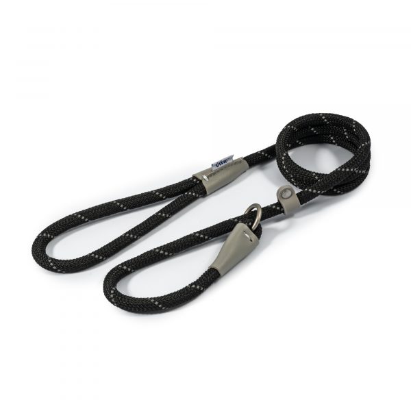Viva Rope Slip Lead Reflective Black 1.2mx10mm