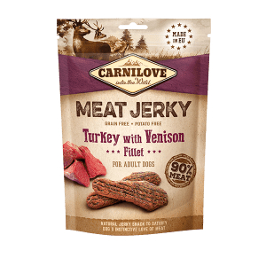Carnilove Jerky Turkey With Venison Bar 100g