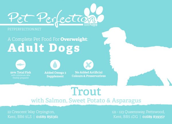 Grain Free Light Dog Trout, Salmon, Sweet Potato Asparagus - Image 2