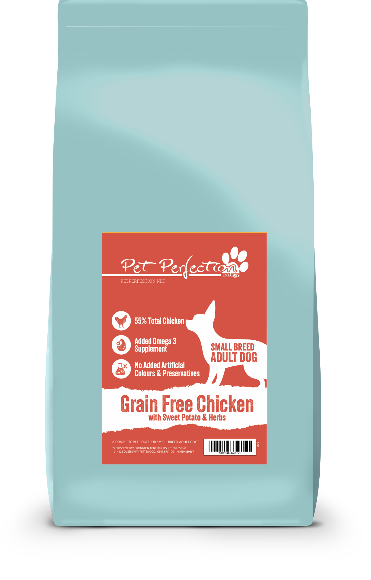 Chicken, Sweet Potato & herb Small Breed Adult Dog