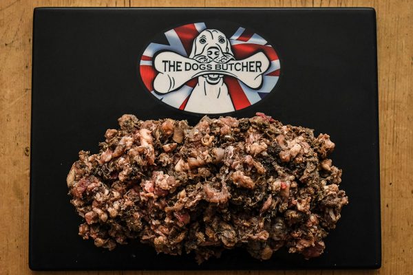 The Dogs Butcher Ox Tripe With Duck 80-10-10 1kg