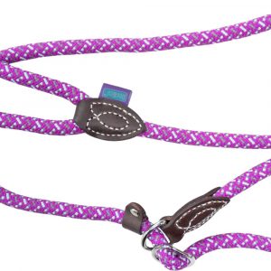 Hem&Boo 60" Rope Slip Lead Purple/Mint