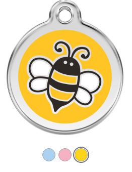 Bumble Bee Enamel  Pet Tag Medium