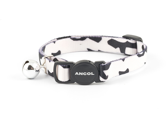 Camouflage Cat Collar Black and White