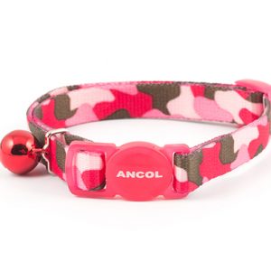 Camouflage Cat Collar Pink