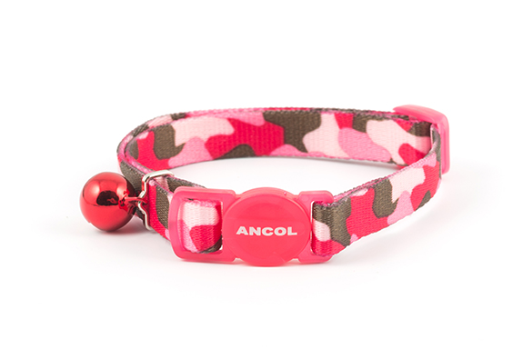 Camouflage Cat Collar Pink
