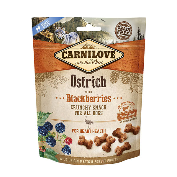 Carnilove Ostrich With Blackberries Dog Treat 200g