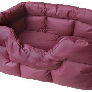 Rectangular Waterproof Bed Medium Brown