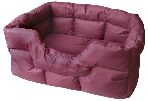 Rectangular Waterproof Bed Large Brown
