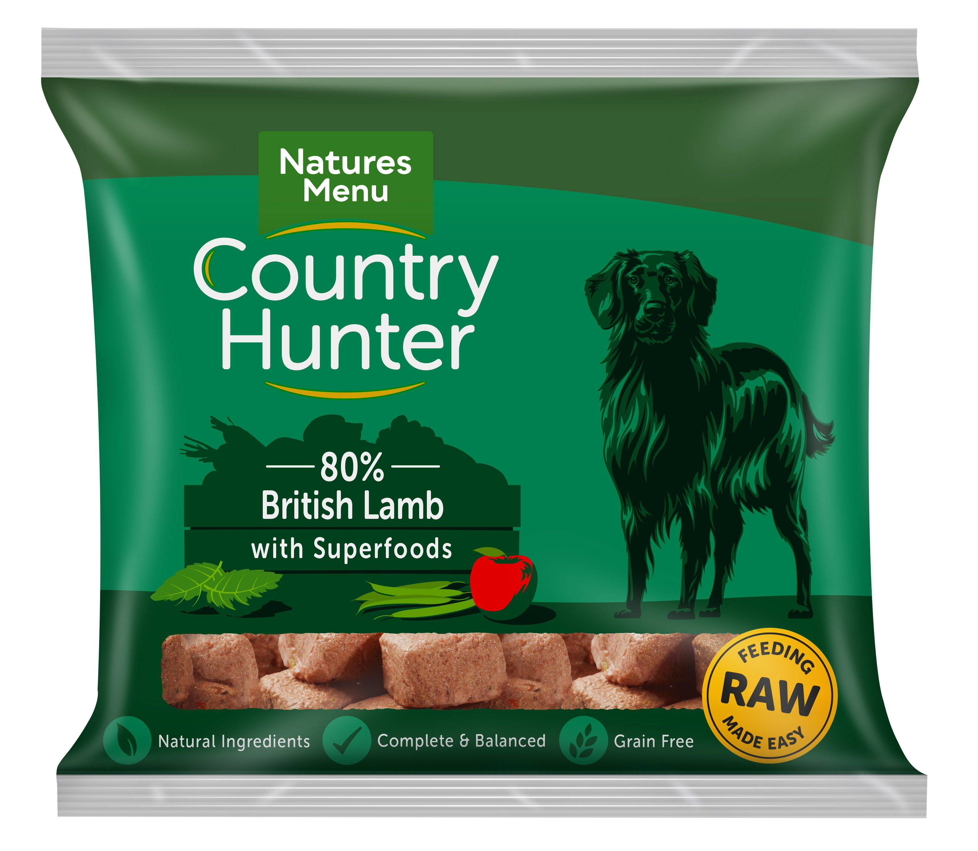 Country Hunter Raw Nuggets British Lamb 1kg