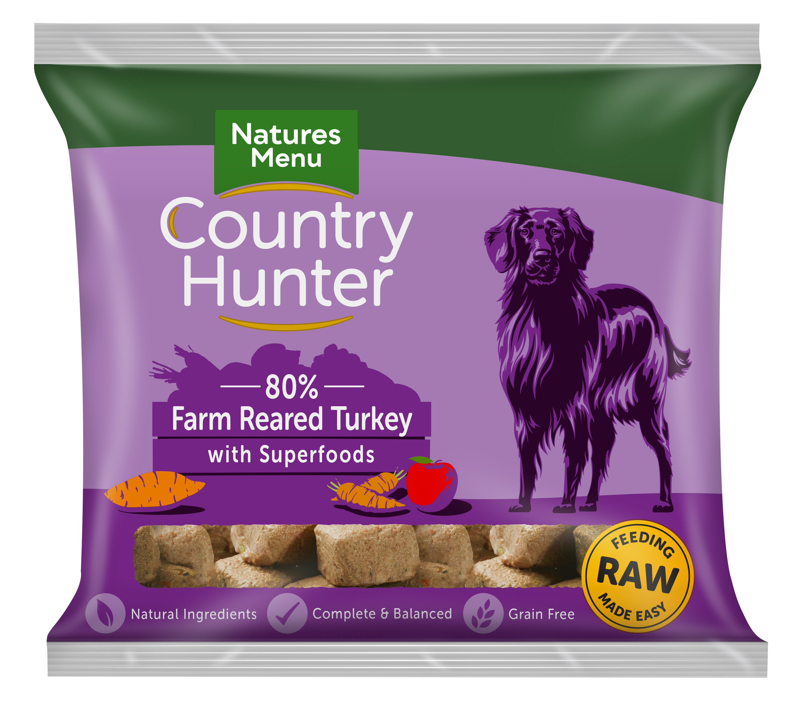 Country Hunter Raw Nuggets Turkey 1kg