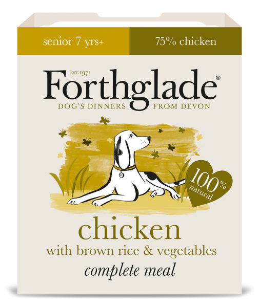 Forthglade Senior Chicken, Brown Rice & Veg 395g