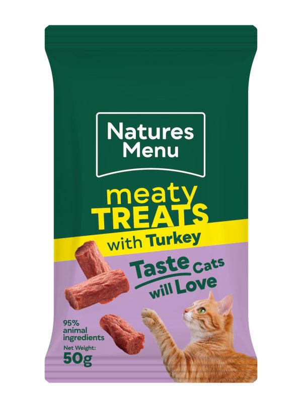Nature Menu Cat Meaty Treats Turkey 50g