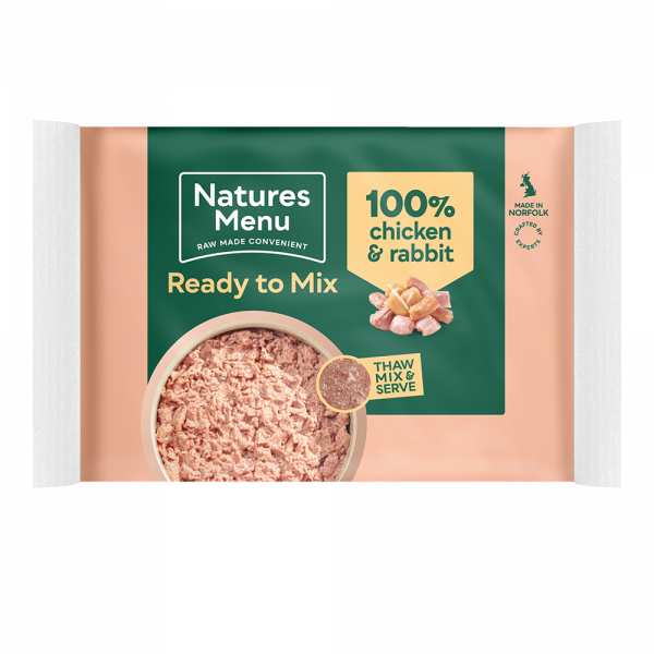 Frozen Minced Rabbit & Chicken 400g