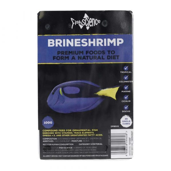 Peregrine Blister Pack Artemia 100g Brine Shrimp