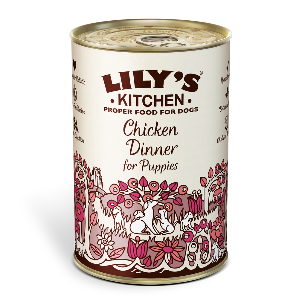 Lily's Kitchen Chicken Dinner for puppies 400g