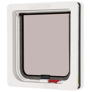 Lockable Cat Flap White