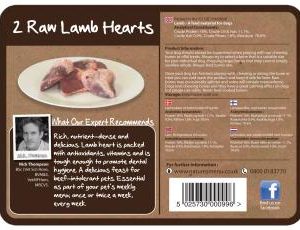 Raw Chews Lamb Hearts