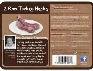 Raw Chews Turkey Neck 2pce