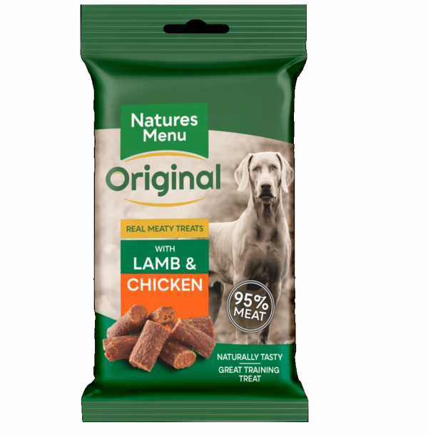 Natures Menu Dog Treats Lamb & Chicken 60g x 12
