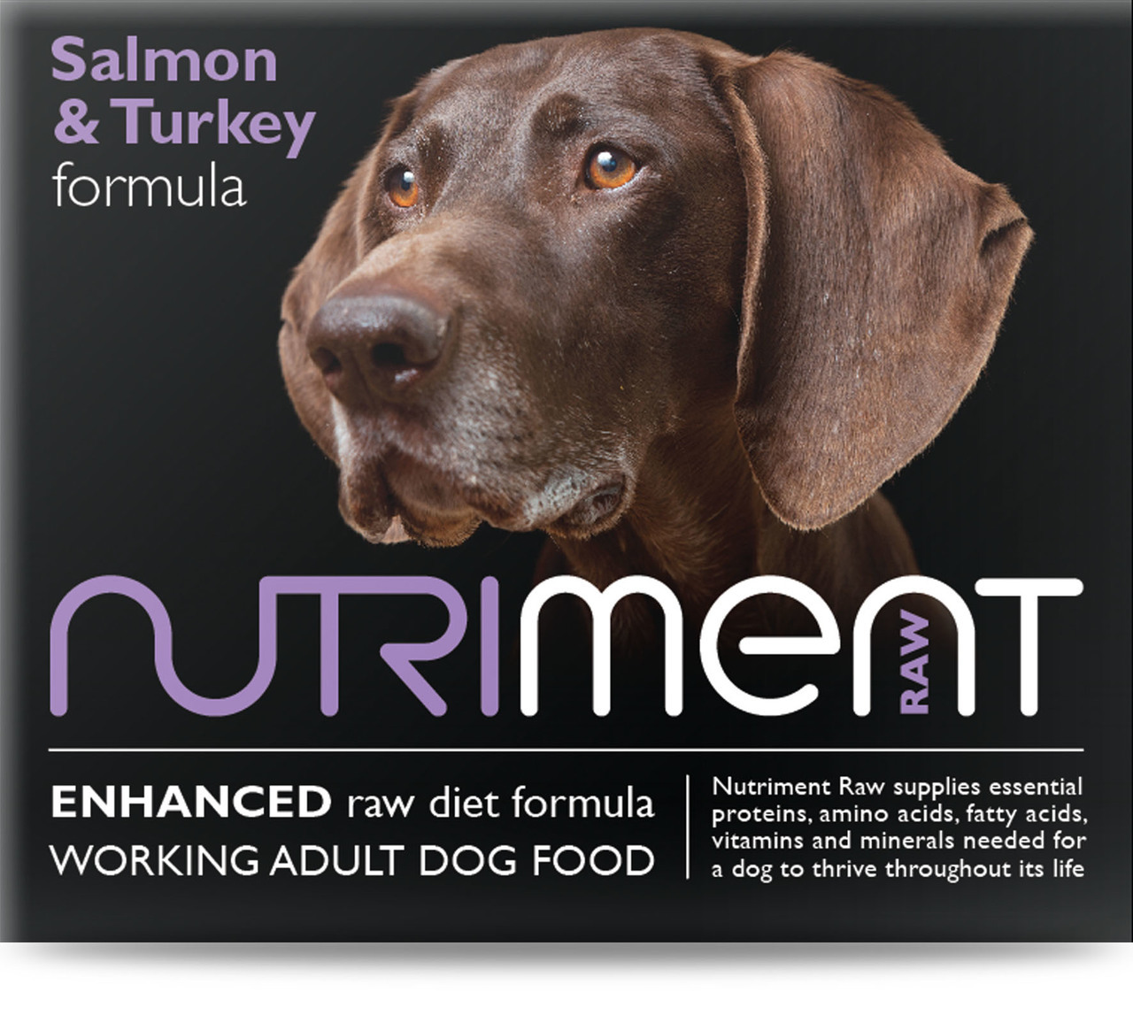 Nutriment Salmon & Turkey Formula Raw Dog 500g