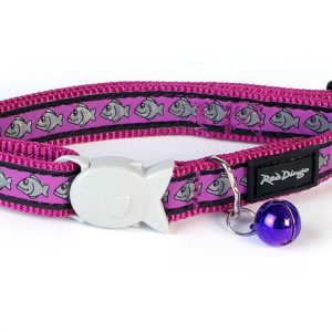 Purple Reflective Cat Collar