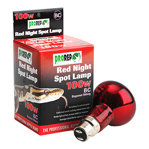 Red Spot Lamp 100w Bayonet