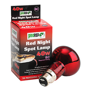 Red Spot Lamp 40w Bayonet