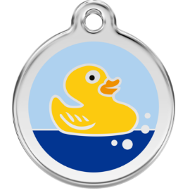 Rubber Duck Enamel  Pet Tag Medium